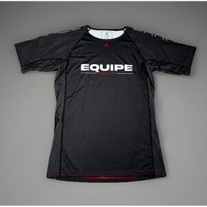 Gracie Barra Men's XL Grappling Rashguard Spandex Compression MMA Jiu Jitsu-EUC